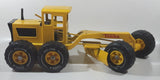 Vintage 1970s Tonka 16210 MR-970 Road Grader Yellow 17 1/2" Long Pressed Steel Die Cast Toy Car Vehicle