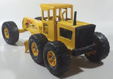 Vintage 1970s Tonka 16210 MR-970 Road Grader Yellow 17 1/2" Long Pressed Steel Die Cast Toy Car Vehicle