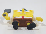 2021 McDonald's Viacom SpongeBob SquarePants Sailor with Burger Flipper 2 1/4" Tall Toy Figure