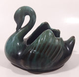 Vintage Blue Mountain Pottery 5 1/2" Long Drip Glaze Swan Bird Candy Nut Dish