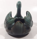 Vintage Blue Mountain Pottery 5 1/2" Long Drip Glaze Swan Bird Candy Nut Dish