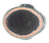 Vintage Blue Mountain Pottery 5 1/2" Long Drip Glaze Swan Bird Candy Nut Dish