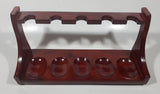 Beautiful Lilka Classic Multiple Five Slot Wood Tobacco Pipe Holder Rest Stand