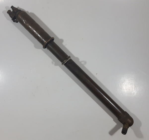 Vintage 1950s Indian Fire Pump Brass Nozzle D.B. Smith & Co. Utica, New York Firefighting Equipment