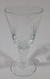 Vintage Star Pinwheel Crystal 3 1/2" Tall Glass Cup