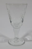 Vintage Star Pinwheel Crystal 3 1/2" Tall Glass Cup