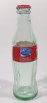 2004 Coca Cola Athens Summer Olympic Games 7 1/2" Tall Glass Bottle with Cap