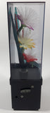 Vintage Fiber Optics Windup Musical Box Fiber Optics Flower Light 10 1/8" Tall