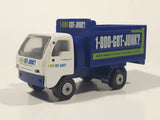 1-800-Got-Junk? Dump Truck White and Blue Die Cast Toy Car Vehicle