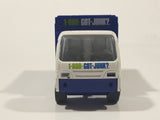 1-800-Got-Junk? Dump Truck White and Blue Die Cast Toy Car Vehicle