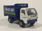 1-800-Got-Junk? Dump Truck White and Blue Die Cast Toy Car Vehicle