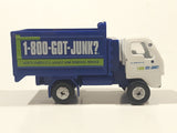 1-800-Got-Junk? Dump Truck White and Blue Die Cast Toy Car Vehicle