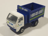 1-800-Got-Junk? Dump Truck White and Blue Die Cast Toy Car Vehicle