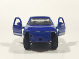 Welly No. 49759 1999 Chevrolet Silverado 1500 Pickup Truck Blue 1/36 Scale Die Cast Toy Car Vehicle with Opening Doors