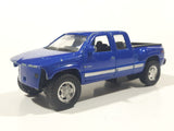 Welly No. 49759 1999 Chevrolet Silverado 1500 Pickup Truck Blue 1/36 Scale Die Cast Toy Car Vehicle with Opening Doors