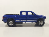 Welly No. 49759 1999 Chevrolet Silverado 1500 Pickup Truck Blue 1/36 Scale Die Cast Toy Car Vehicle with Opening Doors