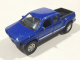 Welly No. 49759 1999 Chevrolet Silverado 1500 Pickup Truck Blue 1/36 Scale Die Cast Toy Car Vehicle with Opening Doors