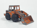 Vintage Majorette No. 211 & 263 Tracto Bull Dozer Front End Loader Orange 1/87 Scale Die Cast Toy Construction Equipment Vehicle