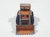 Vintage Majorette No. 211 & 263 Tracto Bull Dozer Front End Loader Orange 1/87 Scale Die Cast Toy Construction Equipment Vehicle