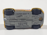 2014 Hot Wheels Track Aces Super Gnat Yellow Die Cast Toy Car Vehicle