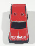 Vintage Majorette Sonic Flashers Ford Bronco Feuerwehr Fire Red Die Cast Toy Car Vehicle