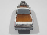 Vintage Majorette Pontiac Firebird Trans Am White Die Cast Toy Car Vehicle with Blown Motor