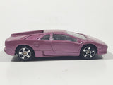 Maisto Lamborghini Diablo Metallic Purple Pink 1/64 Scale Die Cast Toy Dream Super Car Vehicle