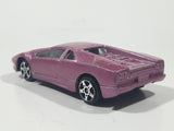 Maisto Lamborghini Diablo Metallic Purple Pink 1/64 Scale Die Cast Toy Dream Super Car Vehicle