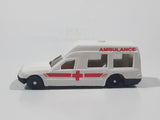1995 NewRay Ambulance White HO Scale Plastic Die Cast Toy Car Vehicle