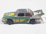 Vintage 1980 Kenner CPG Prod. Fast 111s Dynamo 1976 BMW 320i Green, Yellow, and White Die Cast Toy Car Vehicle - Made in Hong Kong