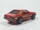 Vintage 1982 Hot Wheels The Hot Ones 1979 Ford Mustang Cobra Enamel Red Die Cast Toy Car Vehicle