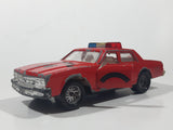 Vintage Majorette Chevrolet Impala Fire Chief Red 1/41 Scale Die Cast Toy Car Vehicle with Opening Doors