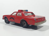 Vintage Majorette Chevrolet Impala Fire Chief Red 1/41 Scale Die Cast Toy Car Vehicle with Opening Doors