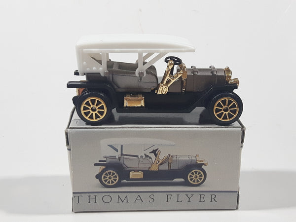 Vintage Reader's Digest High Speed Corgi Thomas Flyer Brown Gold White No. 213 Classic Die Cast Toy Antique Car Vehicle