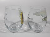 2020 Warner Bros. Friends Television Series Group Photo and Central Perk 4 3/4" Tall Glass Cup Set of 2