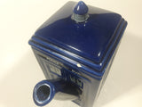 2009 ZION BBC Doctor Who Police Public Call Box Blue Tardis Shaped 7" Tall Ceramic Teapot