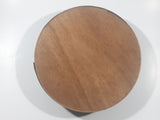 Vintage Clarence A. Wells Salmon Themed 10 1/2" Bent Wood Aboriginal Drum Art