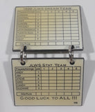 Junior League World Series Taylor Michigan 1999 JLWS Dream Team Stats Score Sheet Two Page "Good Luck To All!!!" Enamel Metal Lapel Pin