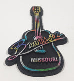 Branson Missouri Acoustic Guitar Shaped 2" x 3" Rubber Fridge Magnet