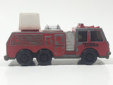 1992 Tonka Red Fire Ladder and Hook Truck Die Cast Toy Vehicle - McDonald's Happy Meal