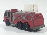 1992 Tonka Red Fire Ladder and Hook Truck Die Cast Toy Vehicle - McDonald's Happy Meal