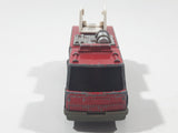 1992 Tonka Red Fire Ladder and Hook Truck Die Cast Toy Vehicle - McDonald's Happy Meal