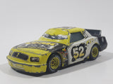 Disney Pixar Cars Leak Less Adult Drip Pans #52 Yellow White Black Die Cast Toy Car Vehicle