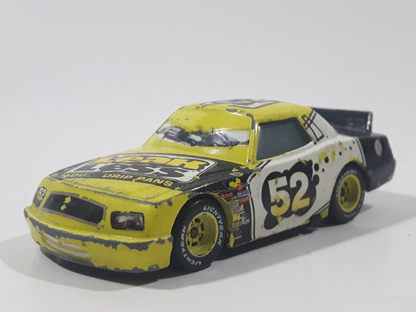 Disney Pixar Cars Leak Less Adult Drip Pans #52 Yellow White Black Die Cast Toy Car Vehicle