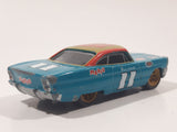 Disney Pixar Cars #11 Mario Andretti Teal Blue Green 427 C.I. Die Cast Toy Race Car Vehicle