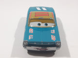 Disney Pixar Cars #11 Mario Andretti Teal Blue Green 427 C.I. Die Cast Toy Race Car Vehicle