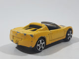 Maisto 2001 Opel Speedster Yellow Die Cast Toy Car Vehicle