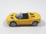 Maisto 2001 Opel Speedster Yellow Die Cast Toy Car Vehicle