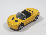 Maisto 2001 Opel Speedster Yellow Die Cast Toy Car Vehicle