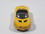Maisto 2001 Opel Speedster Yellow Die Cast Toy Car Vehicle